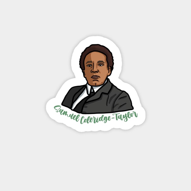 Samuel Coleridge-Taylor Sticker by KatiaMart